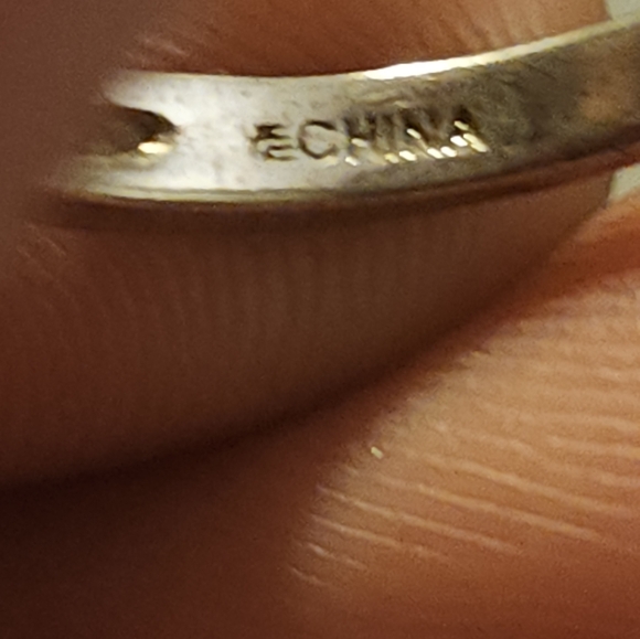 Vintage Jean Dousset Yellow Zirconia Sterling Silver Ring - Picture 3 of 4